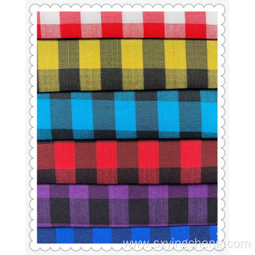 Elastic Plaid Color Matching Fabric